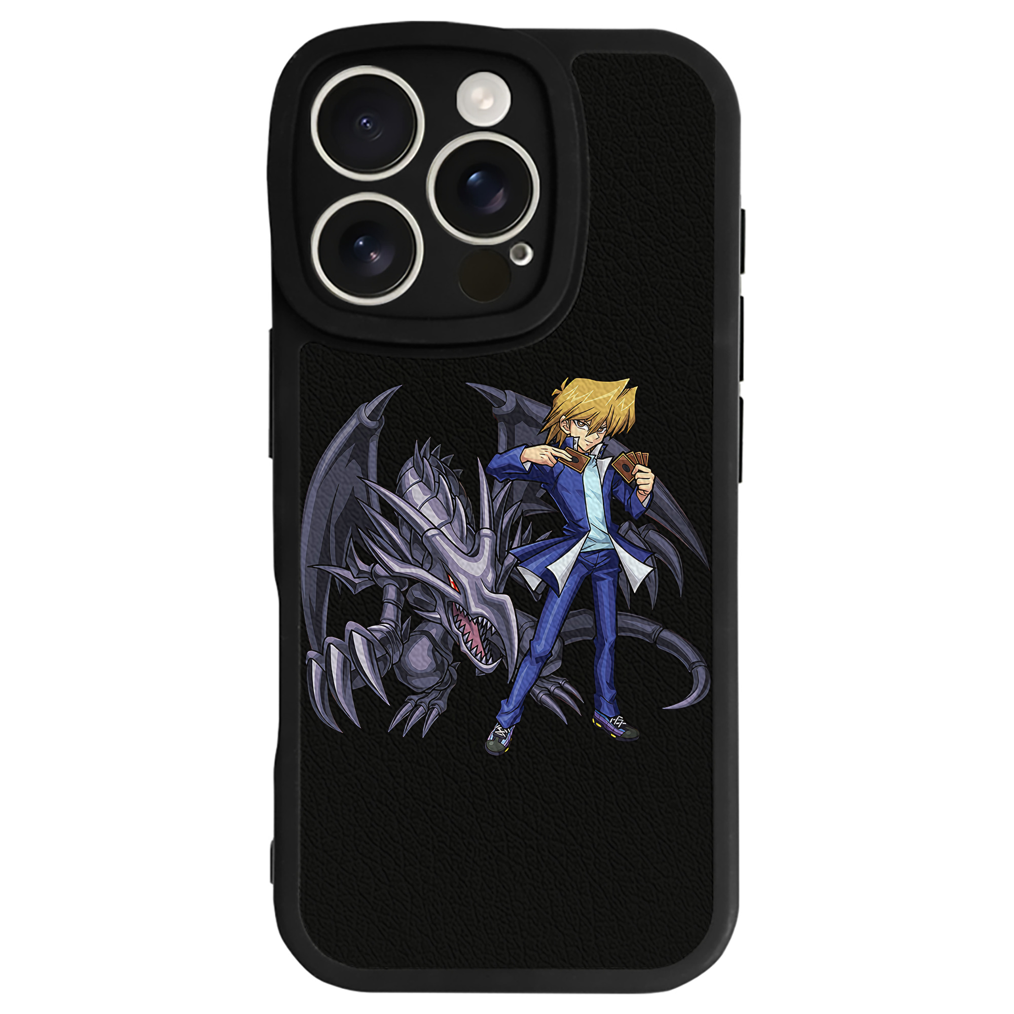（画像用） 遊☆戯☆王 Yu-Gi-Oh! 【iPhone 16シリーズ対応】シリコンスマホケース（レザー調） 材質：シリコン